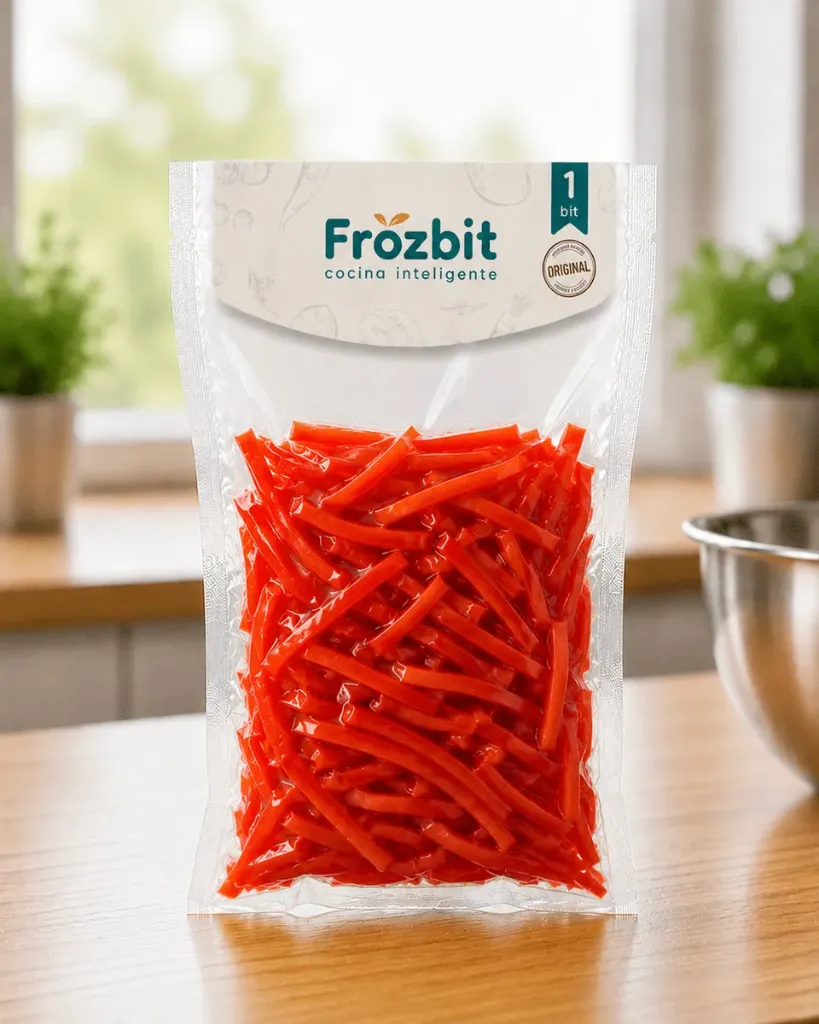 Pimiento rojo en tiras